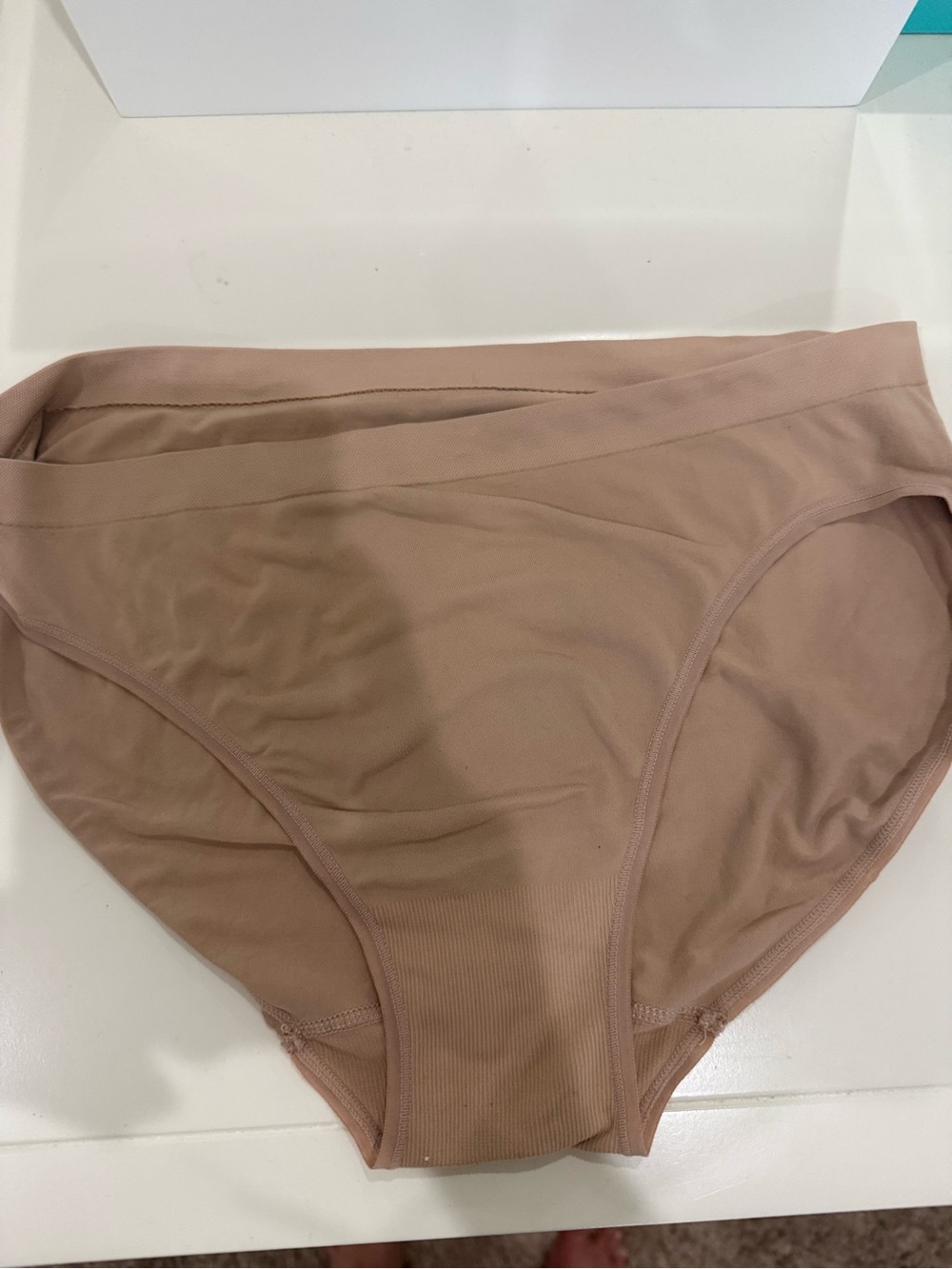 SKIMS Classic Seamless Bikini Briefs in Nude Blush